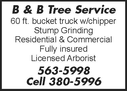 B&B Tree Service - The Lincoln County News