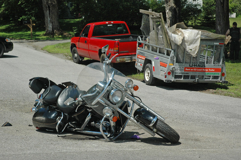 Dean Barlow, 45, of Knox, has died from injuries sustained in a July 2 collision with a pickup truck at the intersection of Old Augusta Road and Washington Road in Waldoboro. (Alexander Violo photo)