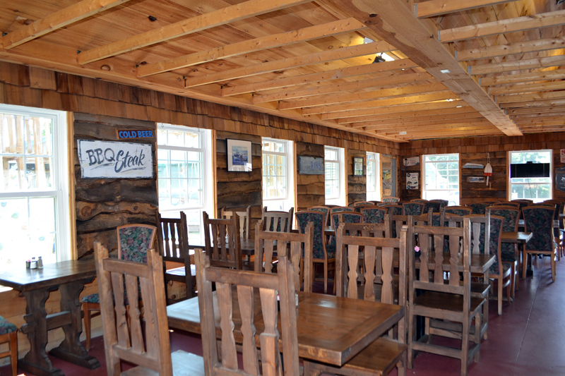 The dining room at the Lighthouse Restaurant in Wiscasset. (Charlotte Boynton photo)