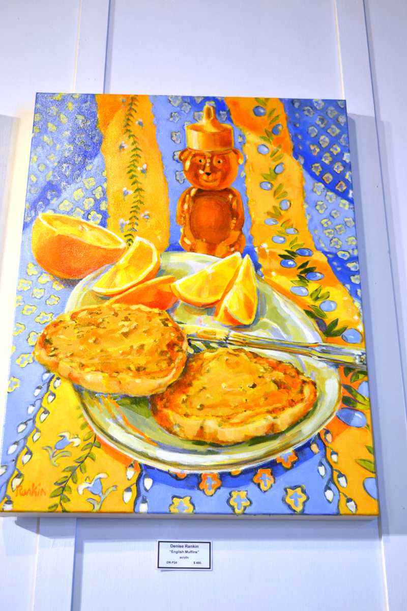 "English Muffins," an acrylic painting by Denise Rankin. (Christine LaPado-Breglia photo)