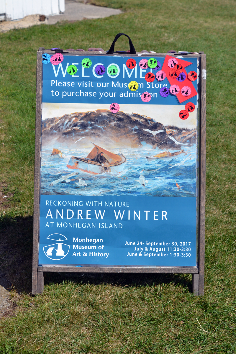 "Reckoning with Nature: Andrew Winter at Monhegan Island" runs through Sept. 30 at Monhegan Museum of Art & History. (Christine LaPado-Breglia photo)