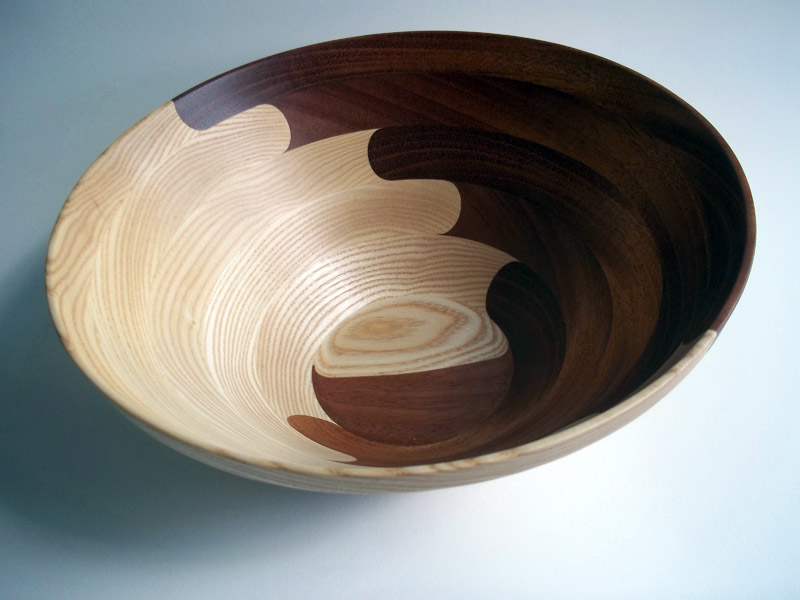 A wooden bowl turned by Stephen Vowles. (Photo courtesy Stephen Vowles)