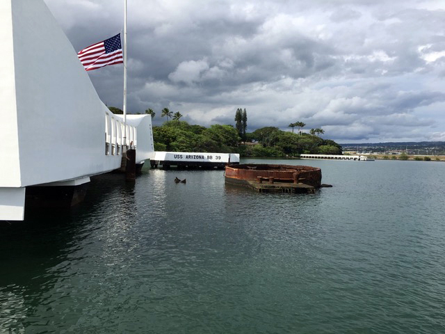 The USS Arizona Memorial in Hawaii. (Photo courtesy Missy Hall)