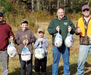 From left: Oct. 22 turkey winners Rick Cash, Jayson Benner, Wesley Poole, Steve Termine, and Tommy Johnson.