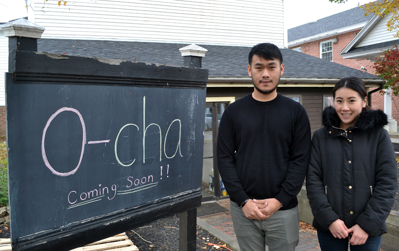 Husband and wife Pongsakorn Hanjitsuwan and Samatchaya Limvathanalert plan to open O-Cha, a Thai-inspired bar and grill, at 88 Main St. in Damariscotta in mid-December. (Maia Zewert photo)