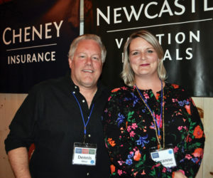 Cheney Financial Group President Dennis Hilton and Suzanne Strachan-LaCroix, support team manager of Cheney Insurance. (Photo courtesy Kim Traina)