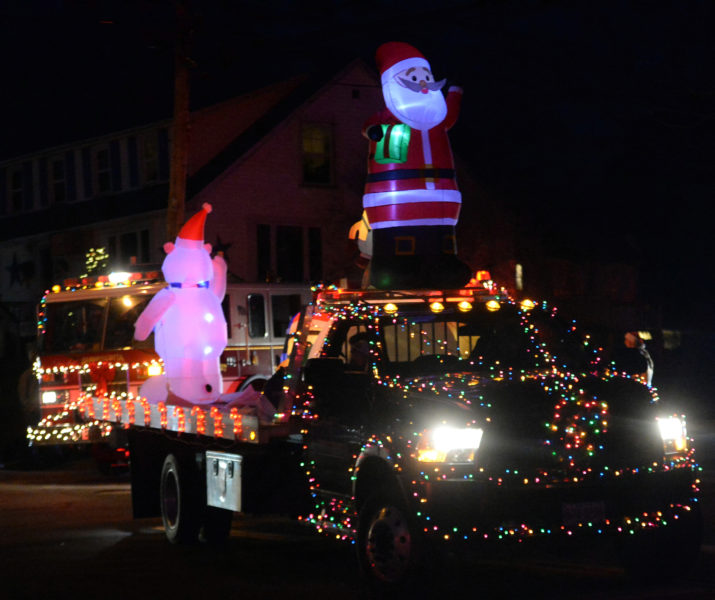 Quick Turn Auto Repair and Towing's parade float. (Paula Roberts photo)