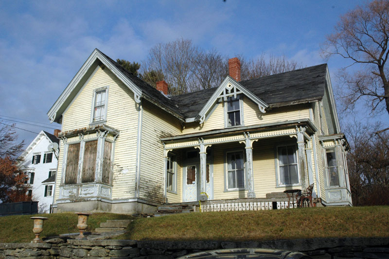 The new owner of the Victorian home at 32 Friendship St. in Waldoboro plans extensive improvements and repairs to the building. (Alexander Violo photo)