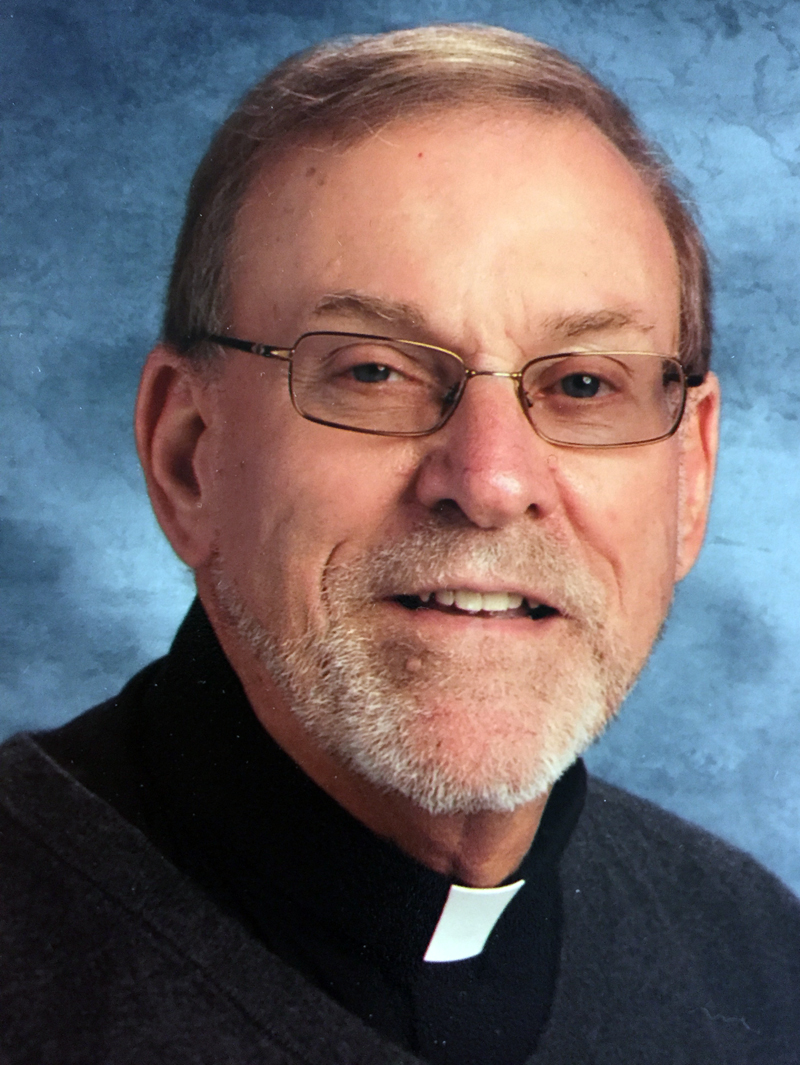 Fr. Frank Morin is the pastor of St. Michael parish, which includes St. Denis Church in Whitefield.