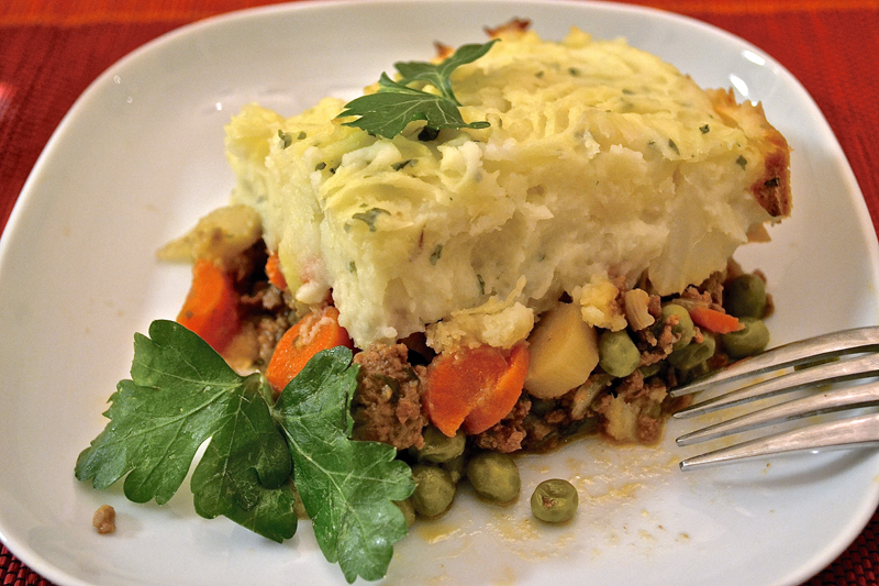 Shepherds pie will be featured at the free supper at St. Giles' Episcopal Church on Saturday, Jan. 6.