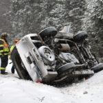 Two Extricated from SUV after Rollover in Waldoboro