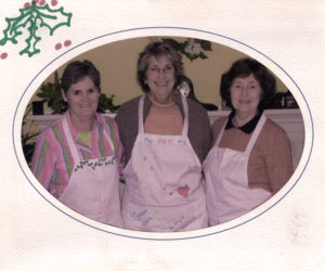 The author (center) with her sisters. (Photo courtesy Sharon Christian Aderman)