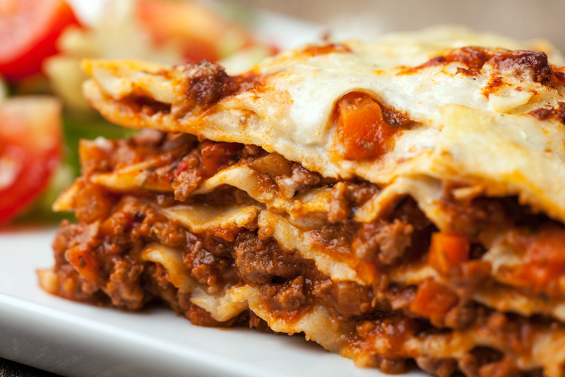 Lasagna is on the menu at the upcomng free supper at St. Giles' Episcopal Church.