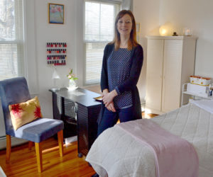 Bliss Skin Care owner and aesthetician Jennifer Lewis offers facials, waxing, manicures, pedicures, and more at 767 Main St. in Damariscotta. (Maia Zewert photo)