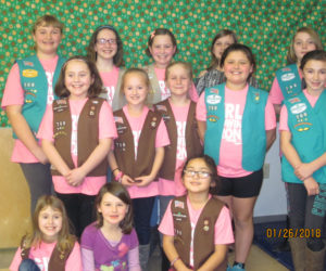 Girl Scouts in Troop 700, of Jefferson, are getting ready for their cookie booth sale at the Jefferson Fire Station on Saturday, March 3 from 10 a.m. to 2 p.m. (Photo courtesy Amy Boynton)