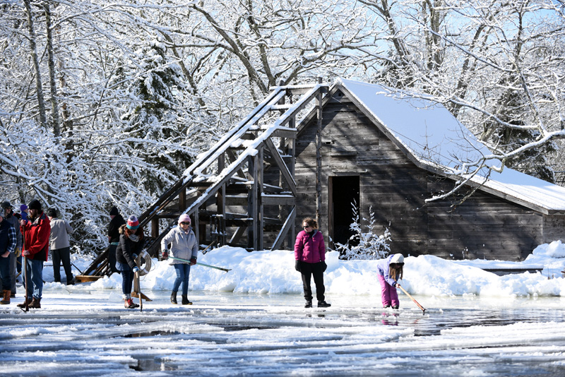 South Bristol Ice Harvest Has Another 'Wonderful' Year The Lincoln