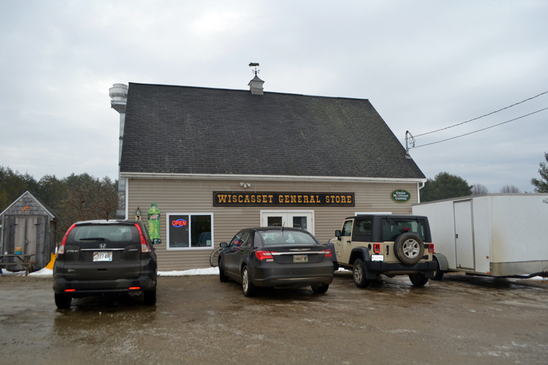 The sign for the Wiscasset General Store, on West Alna Road, will soon come down and a new sign, for the Cubbyhole Sports Pub, will go up. (Charlotte Boynton photo)