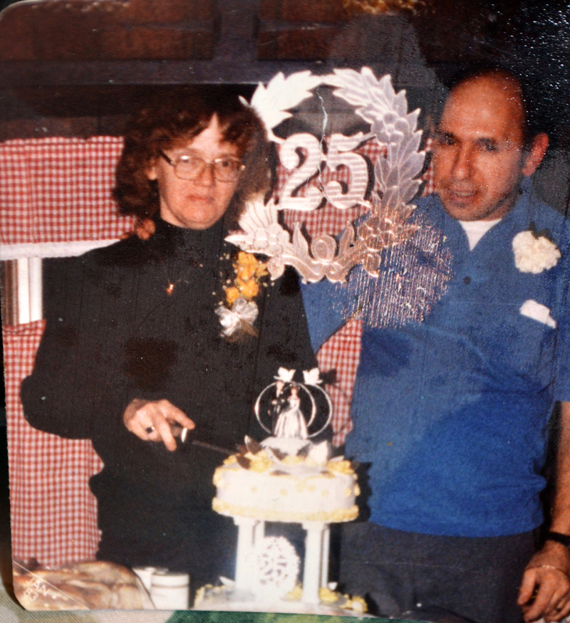 Mary and Richard Onorato celebrate their silver wedding anniversary Jan. 25, 1983. (Photo courtesy Onorato family)