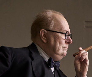 Gary Oldman plays Winston Churchill in "Darkest Hour."