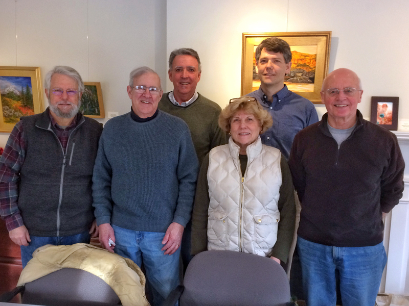 Members of the DRA-PWA Collaboration Study Team: (from left) Jim Hatch, Peter Lawrence, Michael Kane, Sandi Day, Steven Hufnagel, and Joel Russ. Not pictured: Carolyn McKeon.