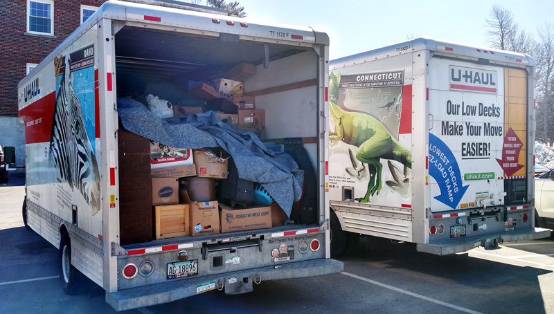 The Lincoln County Sheriff's Office is advising renters of storage units to check for break-ins or missing items after police seized two moving trucks full of items taken from storage units in four counties.