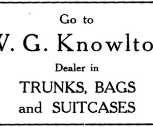 An ad in the 1922 Lincoln Academy Lincolnian. (Courtesy Marjorie and Calvin Dodge)