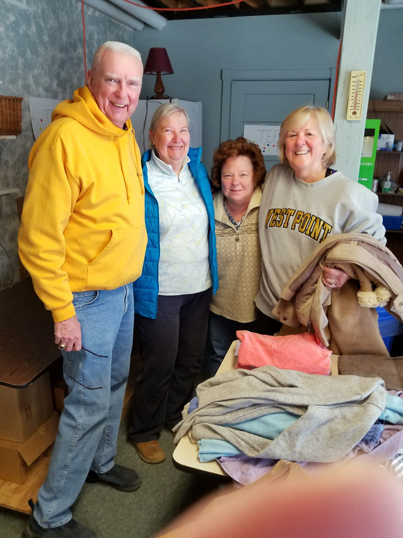 From left: Mike Cahill and Susan Lewis, both of Nobleboro, and Sandra O'Farrell and Rhonda Conway, both of Waldoboro.