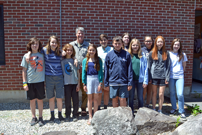 The Great Salt Bay Environmental Club. (Johanna Neeson photo)