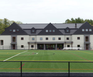 Lincoln Academy's Kiah Bayley Hall. The building houses most of the school's 84 boarding students. (Paula Roberts photo)
