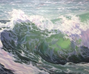 New Wave," an oil painting by Will Kefauver.