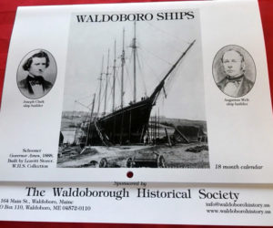 The 2019-2020 "Waldoboro Ships" 18-month calendar.