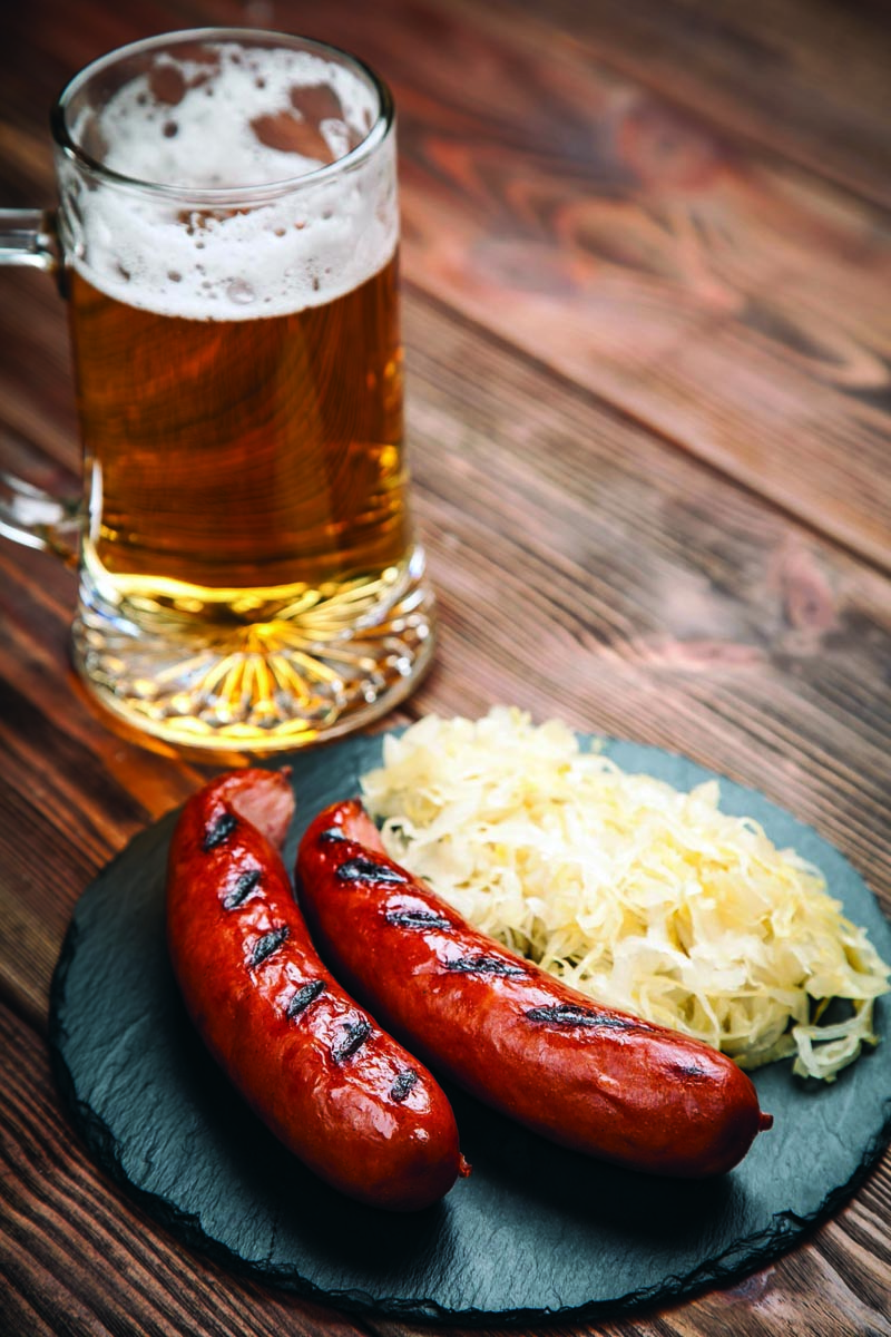 Enjoy a brat and a brew!