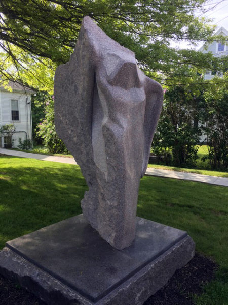 "To the Water," by Andreas Van Huene, at The Congregational Church of Boothbay Harbor. (Photo courtesy Patricia Royall)