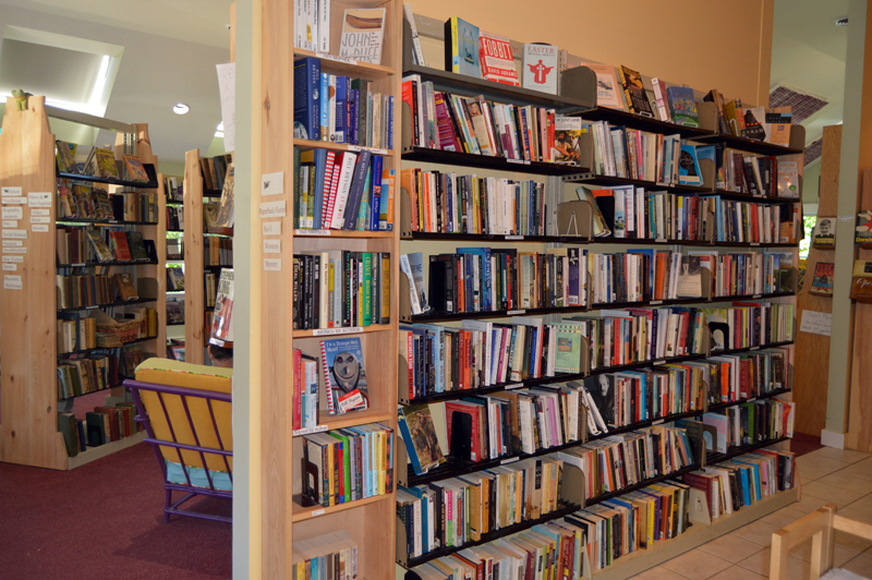 Skidompha Secondhand Book Shop contains 15,000 volumes. (Johanna Neeson photo)