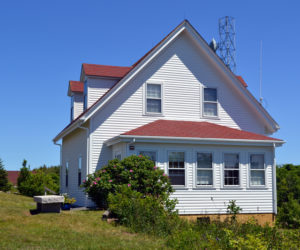 The building that houses the bulk of the current season-long exhibit, "The Monhegan Museum: Celebrating Fifty Years," at the Monhegan Museum of Art & History is a replica of the original assistant lightkeeper's house that was built in 1857 and torn down in 1928. (Christine LaPado-Breglia photo)