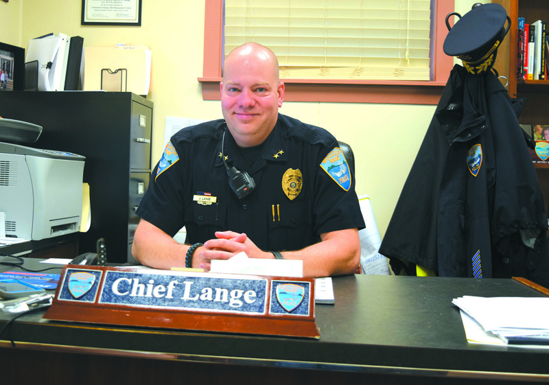 Wiscasset Police Chief Jeffrey Lange's last day on the job will be July 26. (Jessica Clifford photo)