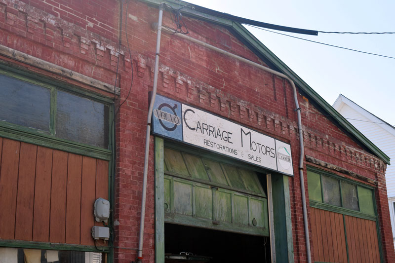 Carriage Motors owner David Laemmle plans to sell the building at 27 Middle St. in downtown Wiscasset after 46 years at the location. He will continue his work from a barn on his property in Alna. (Jessica Clifford photo)