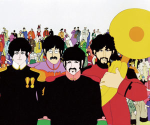 It is the 50th anniversary of The Beatles' "Yellow Submarine." (Image courtesy Subafilms Ltd.)