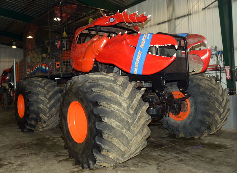 The front of The Fresh Catch has an identical body to Greg Winchenbach's first monster truck, Crushstation. (Paula Roberts photo)