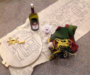 A rug-hooking and punch-needle demonstration will take place at Attic Heirlooms. (Photo courtesy Trish Harriman)