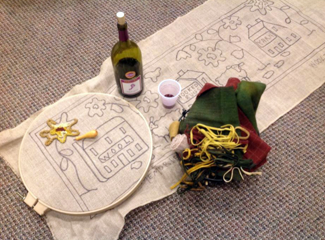 A rug-hooking and punch-needle demonstration will take place at Attic Heirlooms. (Photo courtesy Trish Harriman)