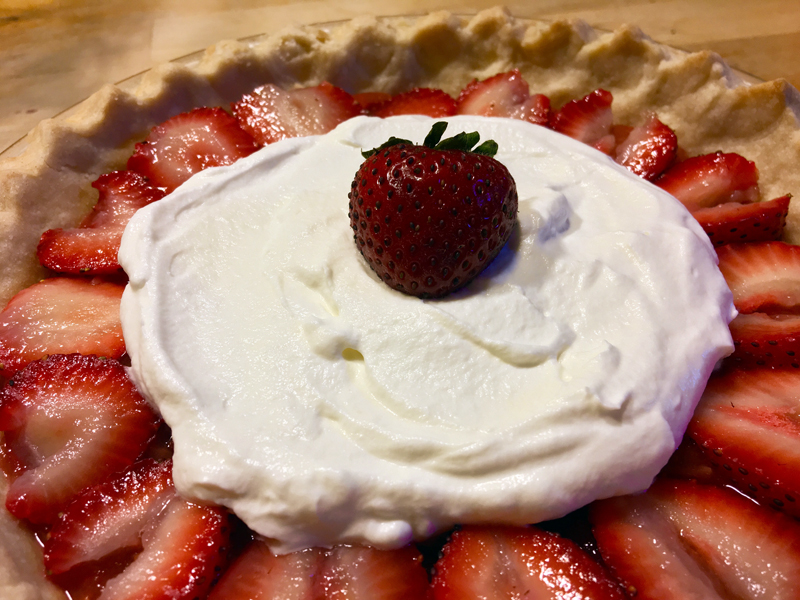 Strawberry cream pie is awesome and delectable. (Suzi Thayer photo)