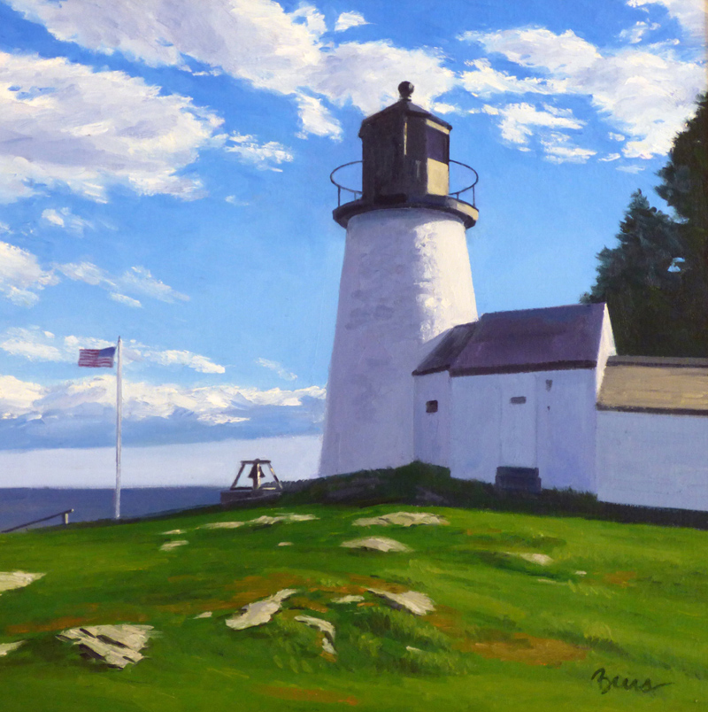 Kevin Beers' "Burnt Island Light."