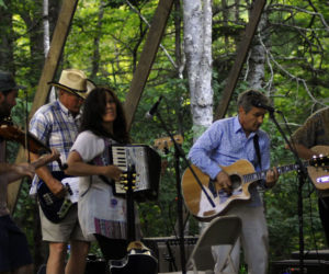 The local band 32 North performs during the Live Edge Music Festival at Hidden Valley Nature Center in Jefferson on Sunday, Aug. 19. The band was the festival's final act. (Joelle Troiano photo)