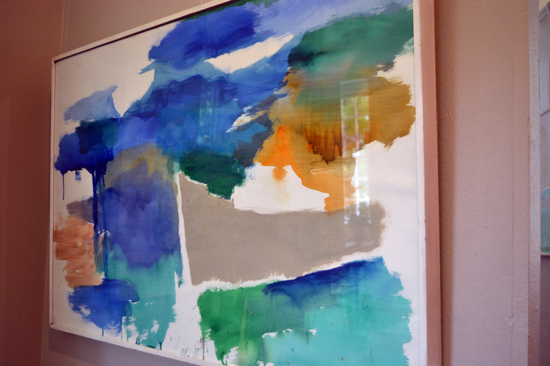 Consuelo Joerns' acrylic abstract "Harbor Hull." (Christine LaPado-Breglia photo)