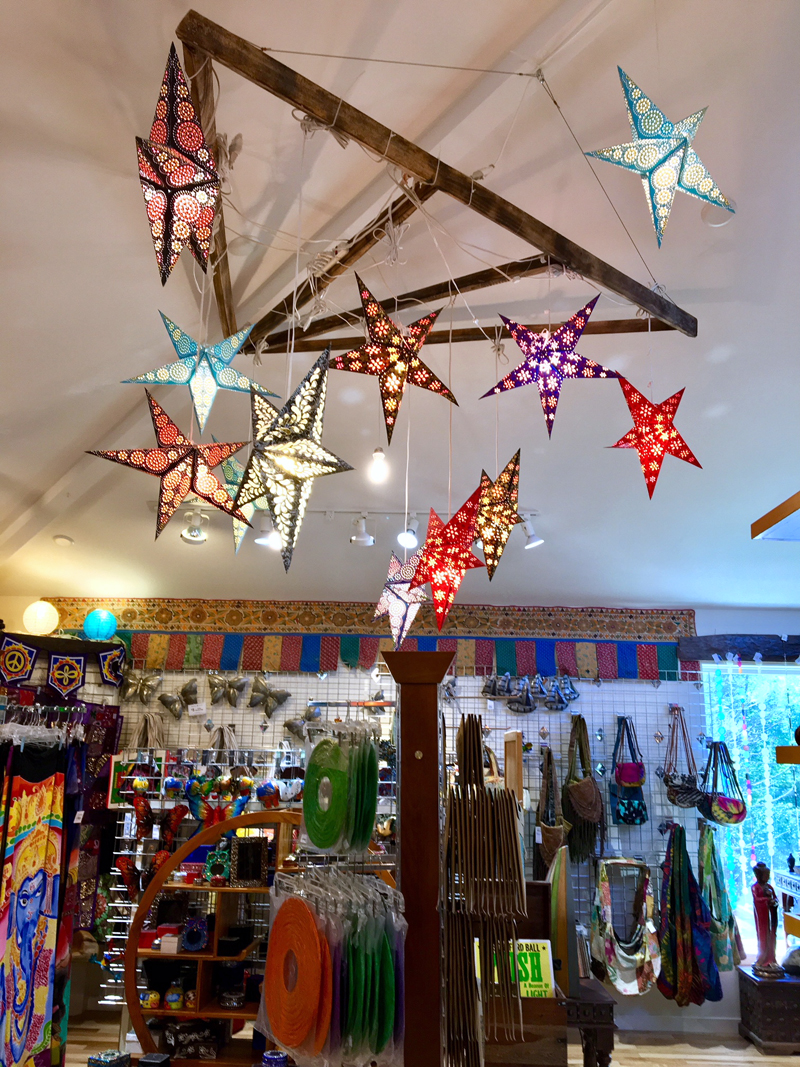 Hanging star lights are a popular item at Mexicali Blues. (Suzi Thayer photo)