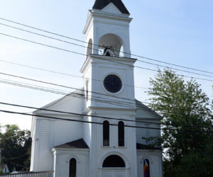 Broad Bay Church, in downtown Waldoboro, Wednesday, Aug. 8. The church has begun a $750,000 capital campaign. (Jessica Picard photo)