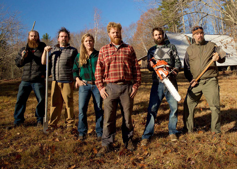The people involved with the DIY Network's "Maine Cabin Masters" show.