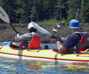 Betty and Marty kayaking.