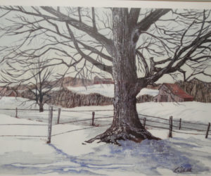 A watercolor by Robert W. Schilke.